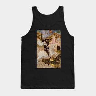 Saint George and the Dragon Medieval Painting Tank Top